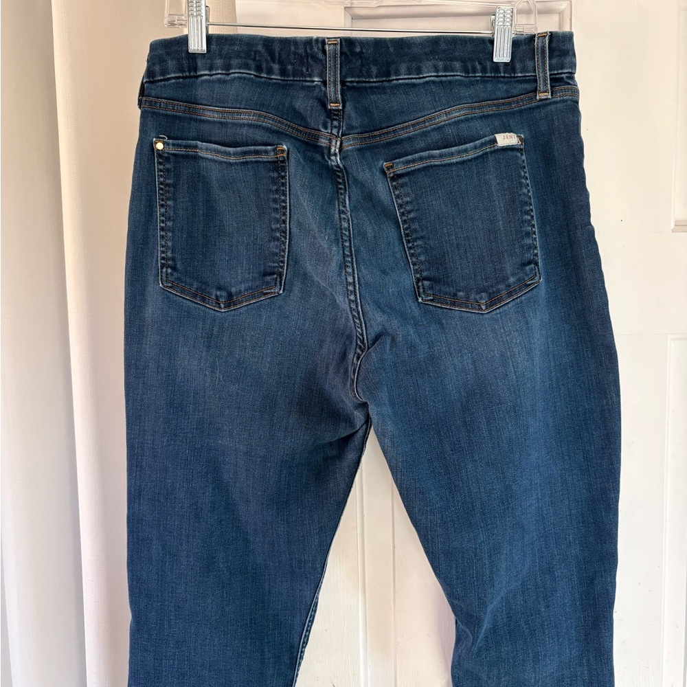7 For All Mankind Women's Ankle Jeans in Dark Blue - Picture 2 of 4